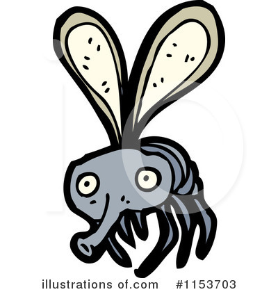 House Fly Clipart #1153703 by lineartestpilot