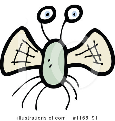 House Fly Clipart #1168191 by lineartestpilot