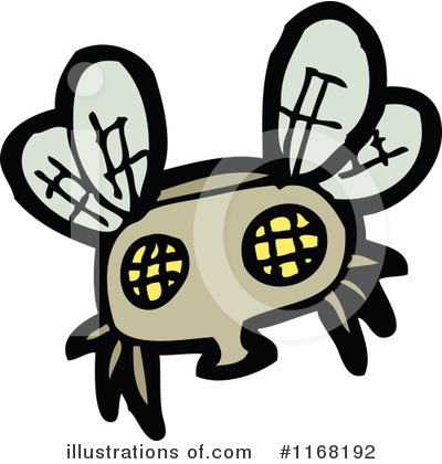 Royalty-Free (RF) House Fly Clipart Illustration by lineartestpilot - Stock Sample #1168192