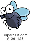 House Fly Clipart #1291123 by Vector Tradition SM