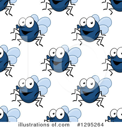 House Fly Clipart #1295264 by Vector Tradition SM