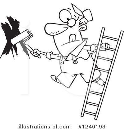 Ladder Clipart #1240193 by toonaday