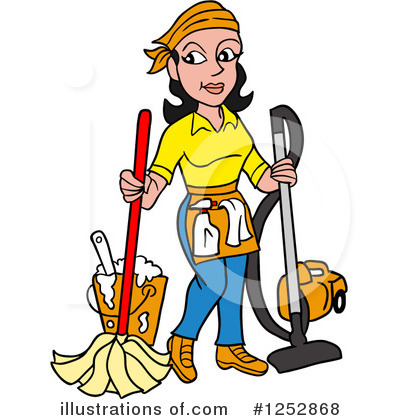 Cleaning Clipart #1252868 by LaffToon