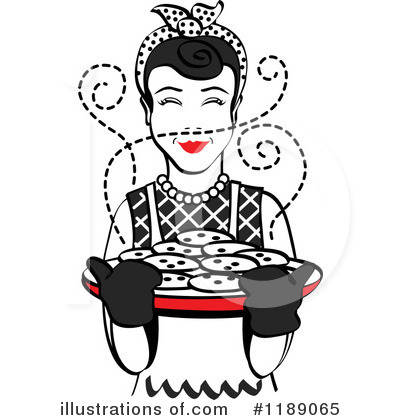 Housewife Clipart #1189065 by Andy Nortnik