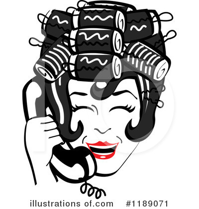 Royalty-Free (RF) Housewife Clipart Illustration by Andy Nortnik - Stock Sample #1189071