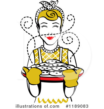 Royalty-Free (RF) Housewife Clipart Illustration by Andy Nortnik - Stock Sample #1189083