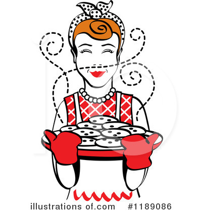 Royalty-Free (RF) Housewife Clipart Illustration by Andy Nortnik - Stock Sample #1189086