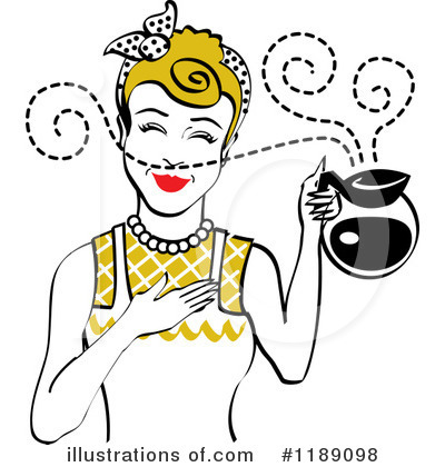 Royalty-Free (RF) Housewife Clipart Illustration by Andy Nortnik - Stock Sample #1189098