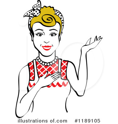 Royalty-Free (RF) Housewife Clipart Illustration by Andy Nortnik - Stock Sample #1189105