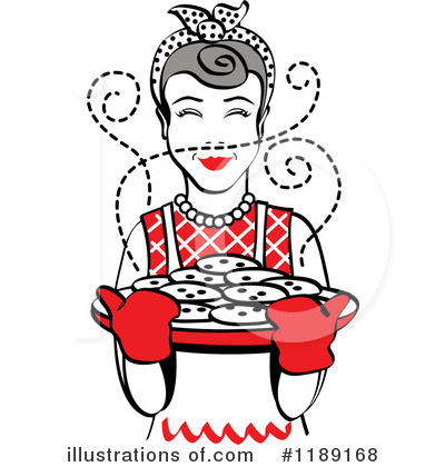 Royalty-Free (RF) Housewife Clipart Illustration by Andy Nortnik - Stock Sample #1189168