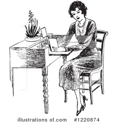Royalty-Free (RF) Housewife Clipart Illustration by Picsburg - Stock Sample #1220874