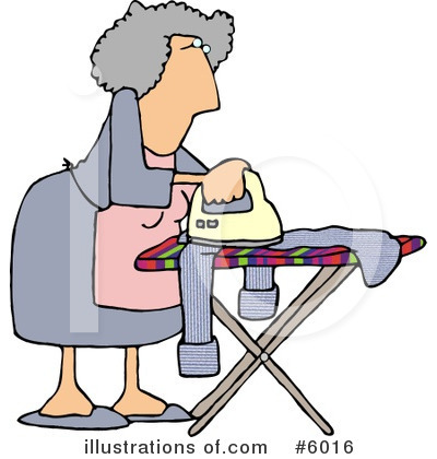 Royalty-Free (RF) Housewife Clipart Illustration by djart - Stock Sample #6016
