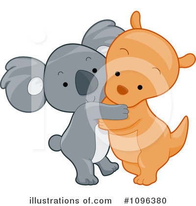 Royalty-Free (RF) Hugging Clipart Illustration by BNP Design Studio - Stock Sample #1096380