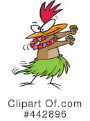 Hula Dancer Clipart #442896 by toonaday