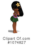 Hula Girl Clipart #1074827 by Ralf61
