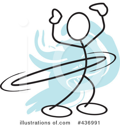 Royalty-Free (RF) Hula Hoop Clipart Illustration by Johnny Sajem - Stock Sample #436991