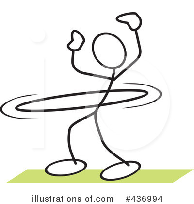 Royalty-Free (RF) Hula Hoop Clipart Illustration by Johnny Sajem - Stock Sample #436994
