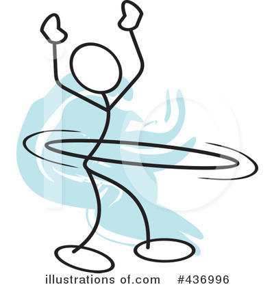Royalty-Free (RF) Hula Hoop Clipart Illustration by Johnny Sajem - Stock Sample #436996