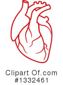 Human Heart Clipart #1332461 by Vector Tradition SM