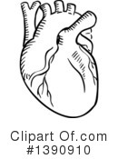 Human Heart Clipart #1390910 by Vector Tradition SM