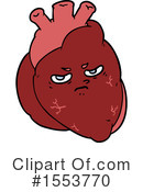 Human Heart Clipart #1553770 by lineartestpilot