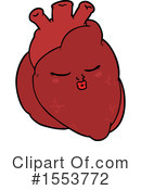 Human Heart Clipart #1553772 by lineartestpilot