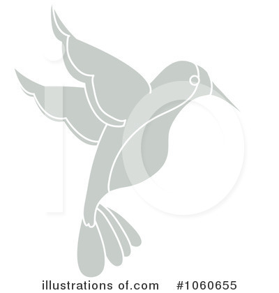 Royalty-Free (RF) Hummingbird Clipart Illustration by Pams Clipart - Stock Sample #1060655
