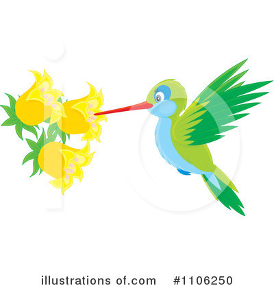 Hummingbird Clipart #1106250 by Alex Bannykh