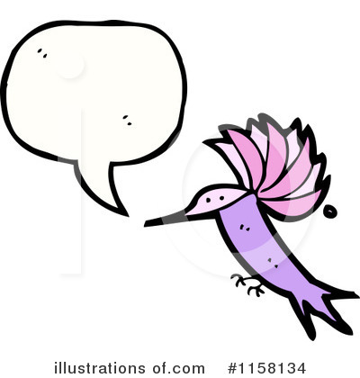 Royalty-Free (RF) Hummingbird Clipart Illustration by lineartestpilot - Stock Sample #1158134