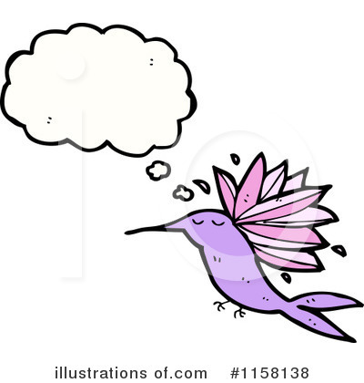 Royalty-Free (RF) Hummingbird Clipart Illustration by lineartestpilot - Stock Sample #1158138