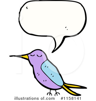 Royalty-Free (RF) Hummingbird Clipart Illustration by lineartestpilot - Stock Sample #1158141