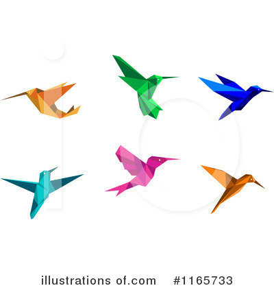 Hummingbird Logo Clipart #1165733 by Vector Tradition SM
