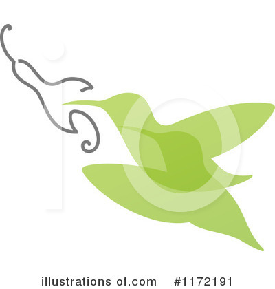 Royalty-Free (RF) Hummingbird Clipart Illustration by elena - Stock Sample #1172191