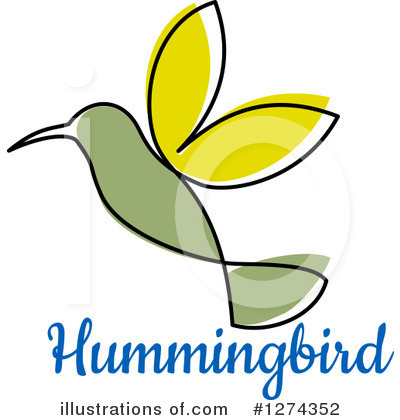 Hummingbird Logo Clipart #1274352 by Vector Tradition SM