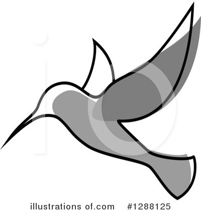 Hummingbird Logo Clipart #1288125 by Vector Tradition SM