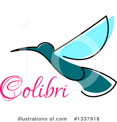 Royalty-Free (RF) Hummingbird Clipart Illustration by Vector Tradition SM - Stock Sample #1337918