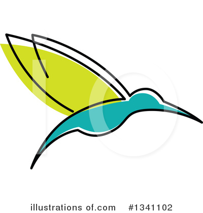 Hummingbird Clipart #1341102 by Vector Tradition SM