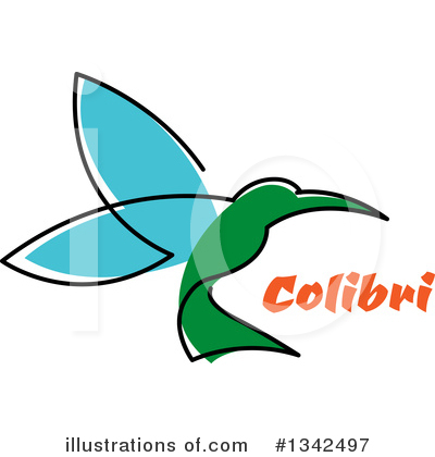 Royalty-Free (RF) Hummingbird Clipart Illustration by Vector Tradition SM - Stock Sample #1342497