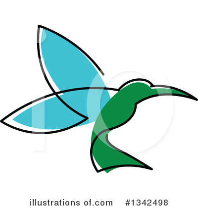 Royalty-Free (RF) Hummingbird Clipart Illustration by Vector Tradition SM - Stock Sample #1342498