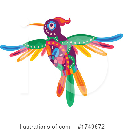 Hummingbird Clipart #1749672 by Vector Tradition SM