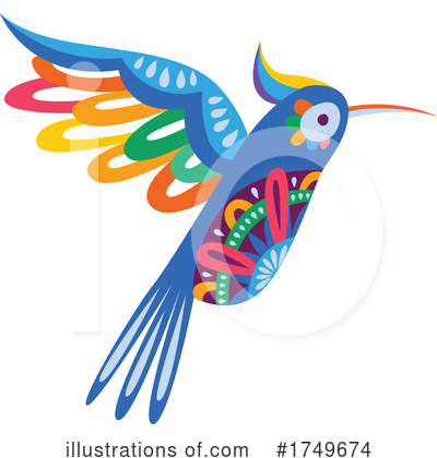 Hummingbird Clipart #1749674 by Vector Tradition SM