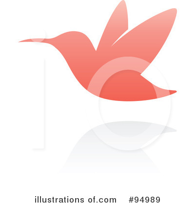 Royalty-Free (RF) Hummingbird Logo Clipart Illustration by elena - Stock Sample #94989