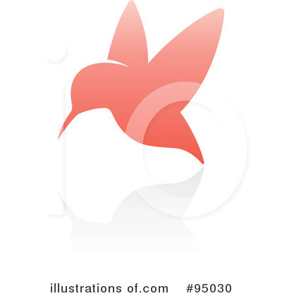 Royalty-Free (RF) Hummingbird Logo Clipart Illustration by elena - Stock Sample #95030