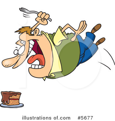 Royalty-Free (RF) Hunger Clipart Illustration by toonaday - Stock Sample #5677