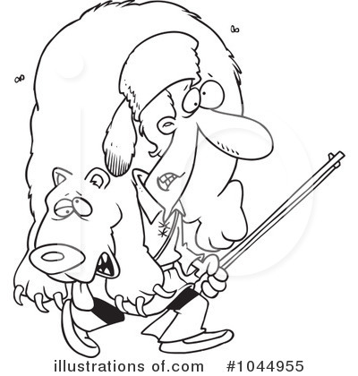 Royalty-Free (RF) Hunter Clipart Illustration by toonaday - Stock Sample #1044955