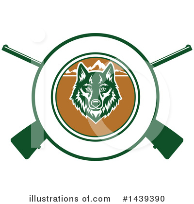 Wolf Clipart #1439390 by Vector Tradition SM
