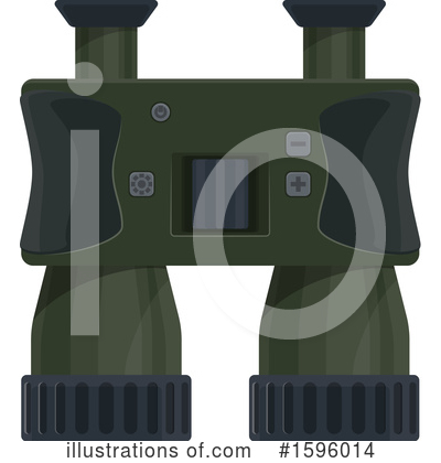 Binoculars Clipart #1596014 by Vector Tradition SM