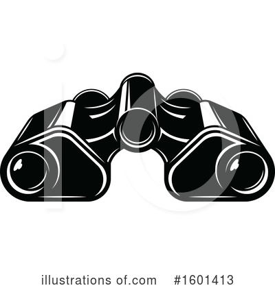 Binoculars Clipart #1601413 by Vector Tradition SM