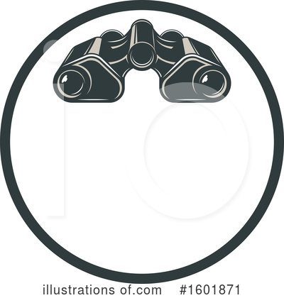 Binoculars Clipart #1601871 by Vector Tradition SM