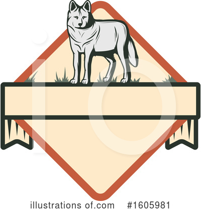 Wolf Clipart #1605981 by Vector Tradition SM